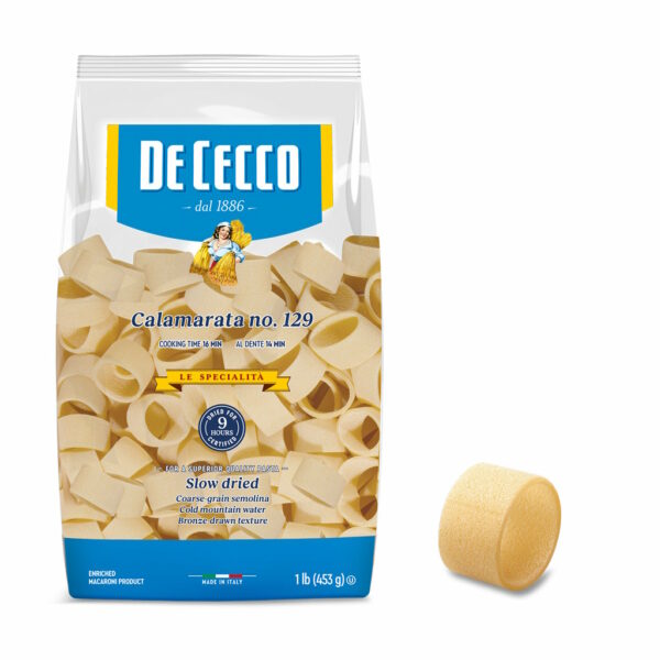 Ζυμαρικά Calamarata No.129 De Cecco 500 gr.